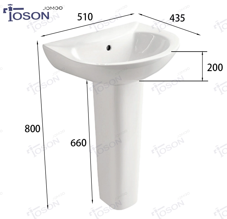 Set-Pedestal Lavatory (Cold only) - Gambar 4
